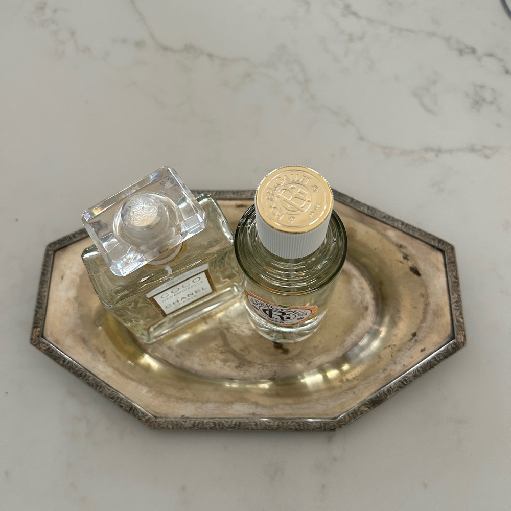 silver trinket tray vintage from Sheffield